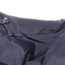 CHANEL 2.55 Chain Shoulder Bag Nylon Black Silver CC Auth 154629-20