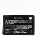 CHANEL 2.55 Chain Shoulder Bag Nylon Black Silver CC Auth 154629-12