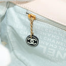 CHANEL Chain Shoulder Bag Satin Pink Gold CC Auth 154632V-27