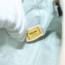 CHANEL Chain Shoulder Bag Satin Pink Gold CC Auth 154632V-10