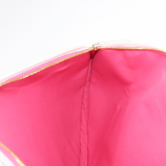 CHANEL Racket case Canvas Pink CC Auth 154633SM