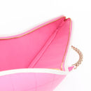 CHANEL Racket case Canvas Pink CC Auth 154633SM-21