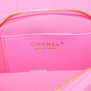 CHANEL Racket case Canvas Pink CC Auth 154633SM-24