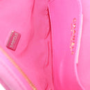 CHANEL Racket case Canvas Pink CC Auth 154633SM-25