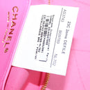 CHANEL Racket case Canvas Pink CC Auth 154633SM-27