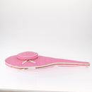 CHANEL Racket case Canvas Pink CC Auth 154633SM-4