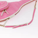 CHANEL Racket case Canvas Pink CC Auth 154633SM-7