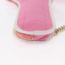 CHANEL Racket case Canvas Pink CC Auth 154633SM-9