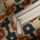 GUCCI GG Canvas Guccissima Tote Bag Leather Ivory Gold 145998 Auth 154640-18