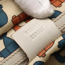 GUCCI GG Canvas Guccissima Tote Bag Leather Ivory Gold 145998 Auth 154640-12