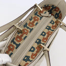 GUCCI GG Canvas Guccissima Tote Bag Leather Ivory Gold 145998 Auth 154640-6