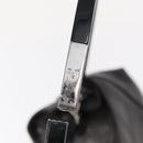 GUCCI Hand Bag Leather Black Silver 001 3738 Auth 154641-10