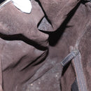 GUCCI Hand Bag Leather Black Silver 001 3738 Auth 154641-20