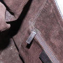 GUCCI Hand Bag Leather Black Silver 001 3738 Auth 154641-21