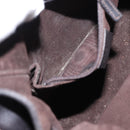 GUCCI Hand Bag Leather Black Silver 001 3738 Auth 154641-22