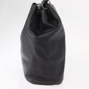 GUCCI Hand Bag Leather Black Silver 001 3738 Auth 154641-3