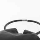 GUCCI Hand Bag Leather Black Silver 001 3738 Auth 154641-14