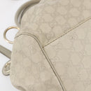 GUCCI GG Canvas Guccissima Sukey Hand Bag 2way Ivory Gold 223974 Auth 154642-13
