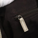 GUCCI GG Canvas Guccissima Sukey Hand Bag 2way Ivory Gold 223974 Auth 154642-20