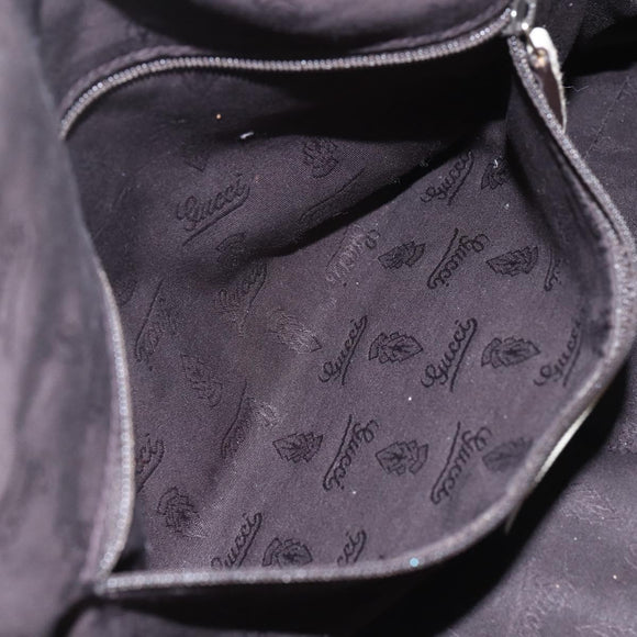 GUCCI GG Canvas Guccissima Sukey Hand Bag 2way Ivory Gold 223974 Auth 154642