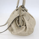 GUCCI GG Canvas Guccissima Sukey Hand Bag 2way Ivory Gold 223974 Auth 154642-5