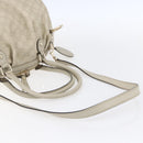 GUCCI GG Canvas Guccissima Sukey Hand Bag 2way Ivory Gold 223974 Auth 154642-9