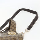 GUCCI GG Crystal Histeria Bag Coated Canvas 2way Beige Gold 203486 Auth 154644-10