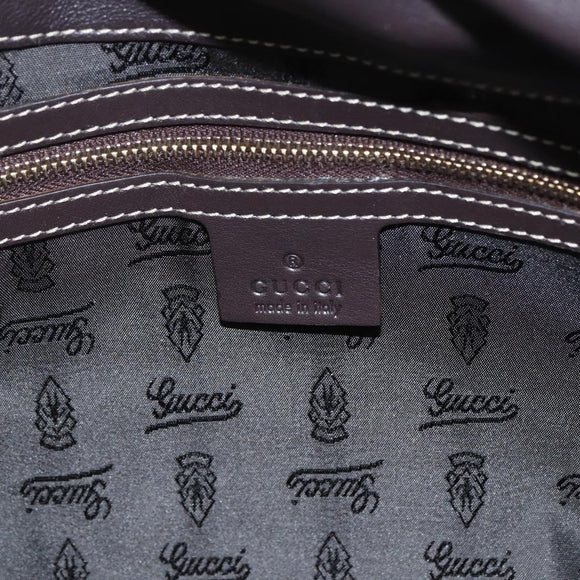 GUCCI GG Crystal Histeria Bag Coated Canvas 2way Beige Gold 203486 Auth 154644