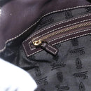 GUCCI GG Crystal Histeria Bag Coated Canvas 2way Beige Gold 203486 Auth 154644-18