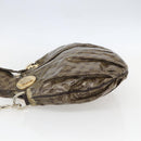 GUCCI GG Crystal Histeria Bag Coated Canvas 2way Beige Gold 203486 Auth 154644-4