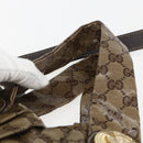 GUCCI GG Crystal Histeria Bag Coated Canvas 2way Beige Gold 203486 Auth 154644-8