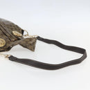 GUCCI GG Crystal Histeria Bag Coated Canvas 2way Beige Gold 203486 Auth 154644-9