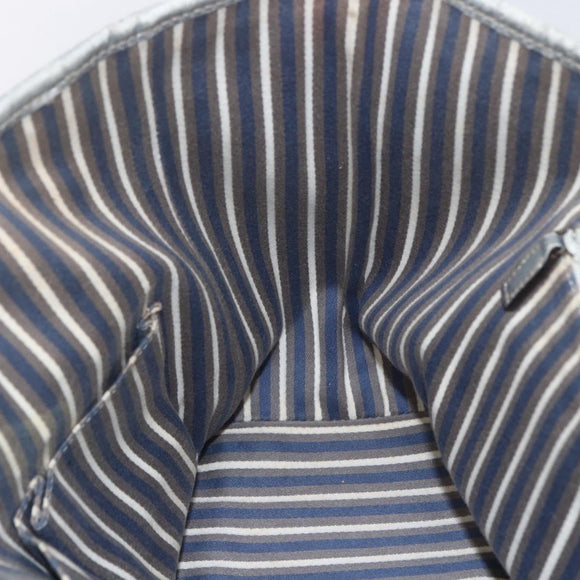 GUCCI GG Canvas Newbrit Tote Bag Silver Gold 169946 Auth 154645