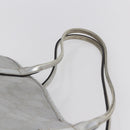 GUCCI GG Canvas Newbrit Tote Bag Silver Gold 169946 Auth 154645-8