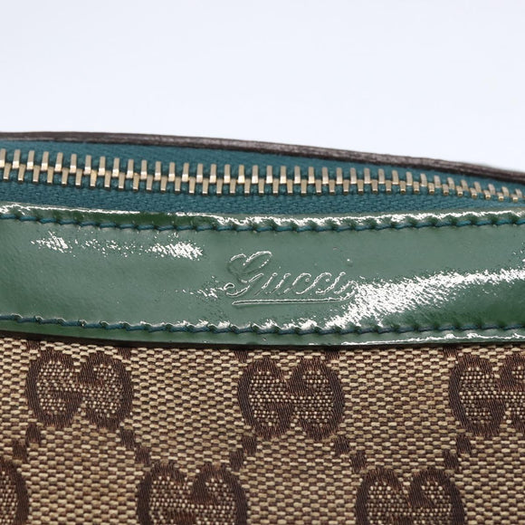 GUCCI GG Canvas Abbey Tote Bag Beige Gold 141470 Auth 154647