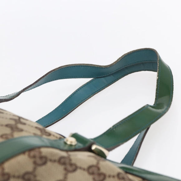 GUCCI GG Canvas Abbey Tote Bag Beige Gold 141470 Auth 154647