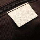 GUCCI GG Canvas Tote Bag Beige Silver 113019 Auth 154648-14