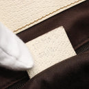 GUCCI GG Canvas Tote Bag Beige Silver 113019 Auth 154648-20