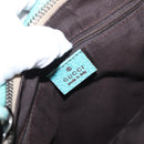 GUCCI GG Canvas Shoulder Bag Beige Silver 115003 Auth 154649-16