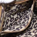 GUCCI GG Canvas Sherry Line Shoulder Bag Beige Gold 144388 Auth 154650-21