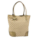 GUCCI GG Canvas Pretty Tote Bag Beige 181779 Auth 154651-1