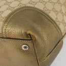 GUCCI GG Canvas Pretty Tote Bag Beige 181779 Auth 154651-10