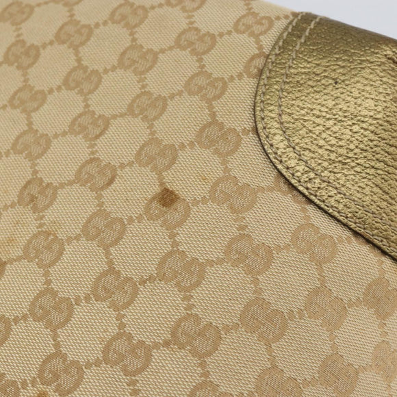 GUCCI GG Canvas Pretty Tote Bag Beige 181779 Auth 154651