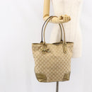 GUCCI GG Canvas Pretty Tote Bag Beige 181779 Auth 154651-24