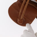 GUCCI Bamboo Backpack Leather Brown Gold Auth 154653-20