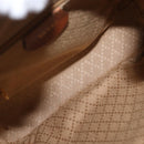 GUCCI Bamboo Backpack Leather Brown Gold Auth 154653-22