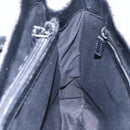 GUCCI GG Canvas Bamboo Tote Bag Navy 112526 Auth 154654-19