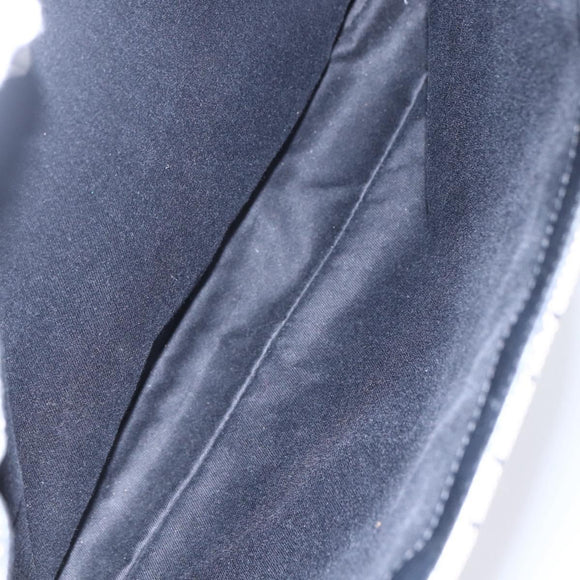 GUCCI GG Canvas Bamboo Tote Bag Navy 112526 Auth 154654