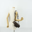 GUCCI Bamboo Shoulder Bag Enamel Brown Gold 003 3444 0127 Auth 154656-22