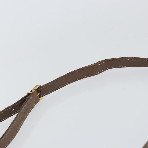 GUCCI GG Supreme Web Sherry Line Bag PVC Beige Gold 001 122 6594 Auth 154659